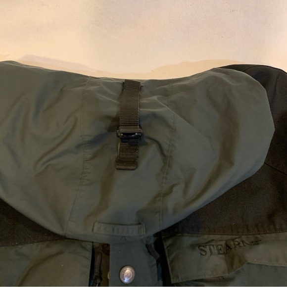 Stearns Men's Green Waterproof Raincoat Drawstring Waist Full Zip Jacket XXL - Picture 11 of 12